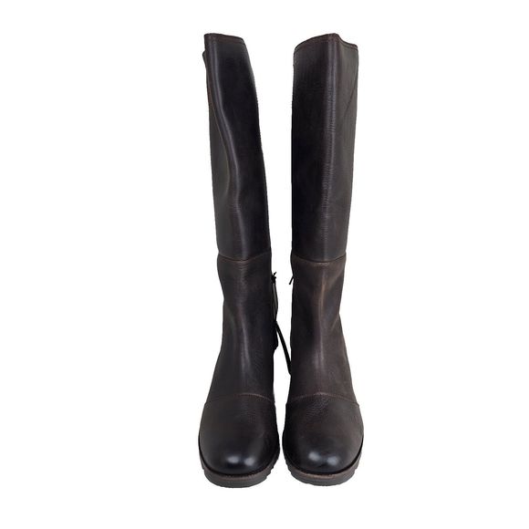 Sorel Cate Tall Brown Leather Waterproof Knee High Zip Women's Boots Size 10.5 - Picture 2 of 12